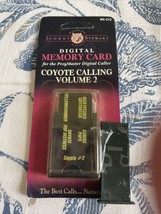 JOHNNY STEWART COYOTE CALLING VOLUME 2 PREYMASTER MEMORY CARD PM-3 &amp; PM-... - $29.58