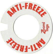 Z O Omi Tags ANTI-FREEZE Container Can Id Label Tag Radiator Coolant Anti Freeze - £13.58 GBP