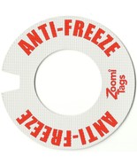 zOOmiTags ANTI-FREEZE container can ID LABEL Tag radiator coolant ANTI F... - $20.48