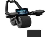 Ab Roller Wheel With Elbow Support, Automatic Rebound Abdominal Wheel,Ab... - $72.99