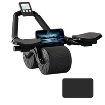 Ab Roller Wheel With Elbow Support, Automatic Rebound Abdominal Wheel,Ab Roller  - £67.55 GBP