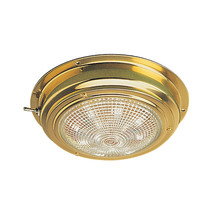 Sea-Dog Brass LED Dome Light - 5&quot; Lens [400208-1] - £51.83 GBP