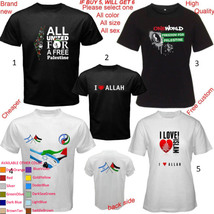 Palestine Watermelon Israel Gaza Jerusalem Allah Islam T-shirt Adult S-5XL Kids - £18.87 GBP+