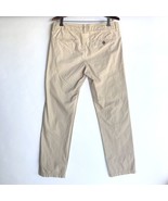 American Eagle AEO Mens 31 x 32 Slim Straight Pants Khaki Tan Stretch Im... - £7.60 GBP