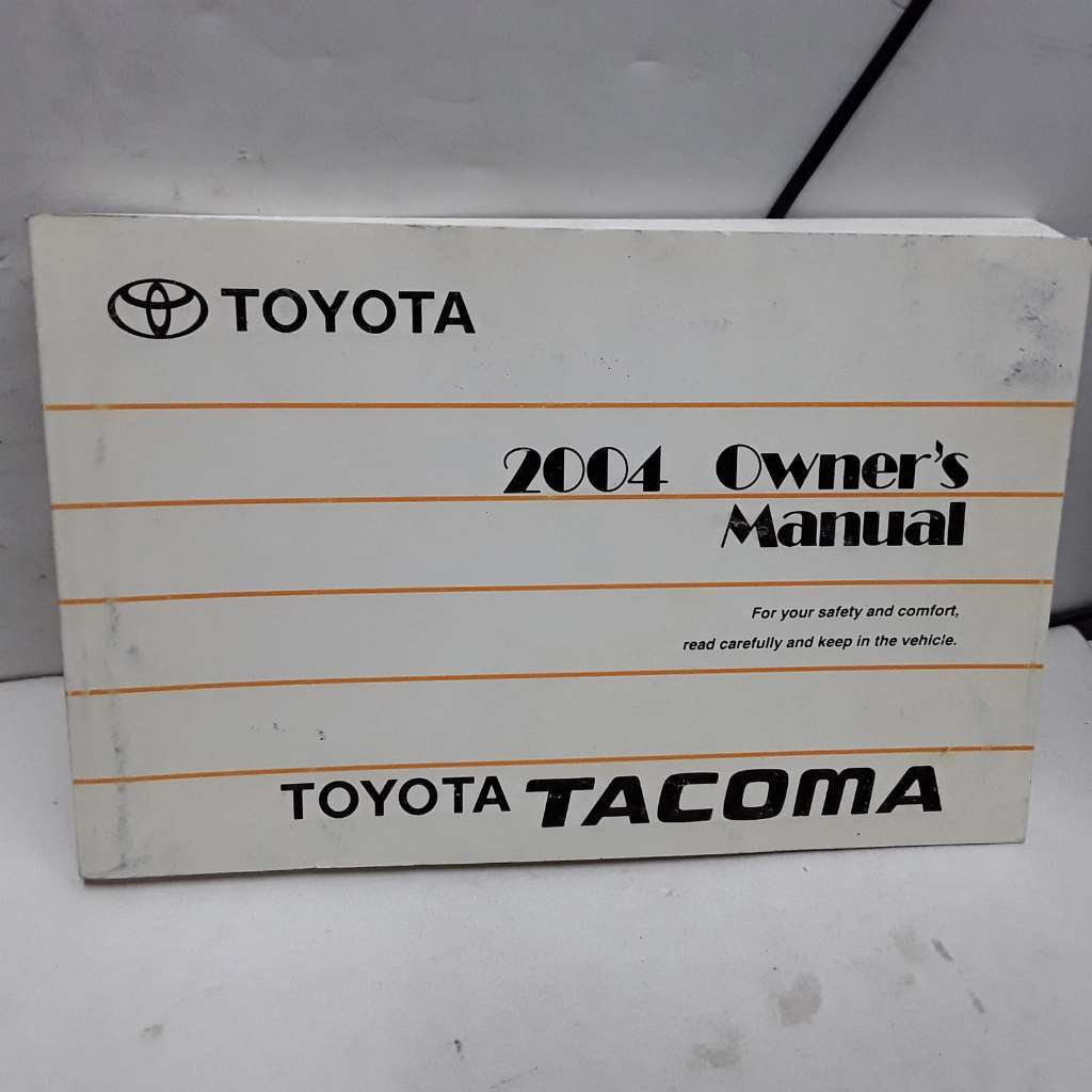 2004 Toyota Tacoma Owners Manual - $117.82