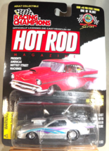1997 Racing Champions #61 Hot Rod Magazine Pro Street Firebird Silver Rubber Tire - £10.62 GBP