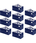 10 Pack Moving Bags W/Backpack Straps, Heavy Duty, Moving Boxes Alternat... - €48,15 EUR