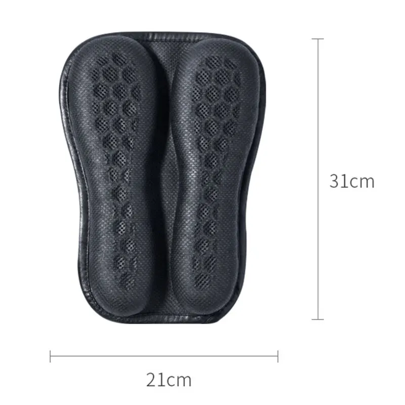 Motorcycle Seat Cushion Breathable Gel Rear Seat Pads - £25.36 GBP