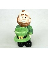 Leprechaun Holding Hat, Mint Tray, Porcelain Figurine, Irish St. Patrick... - £15.37 GBP