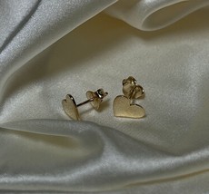 Dainty Heart Stud Earrings - £15.03 GBP