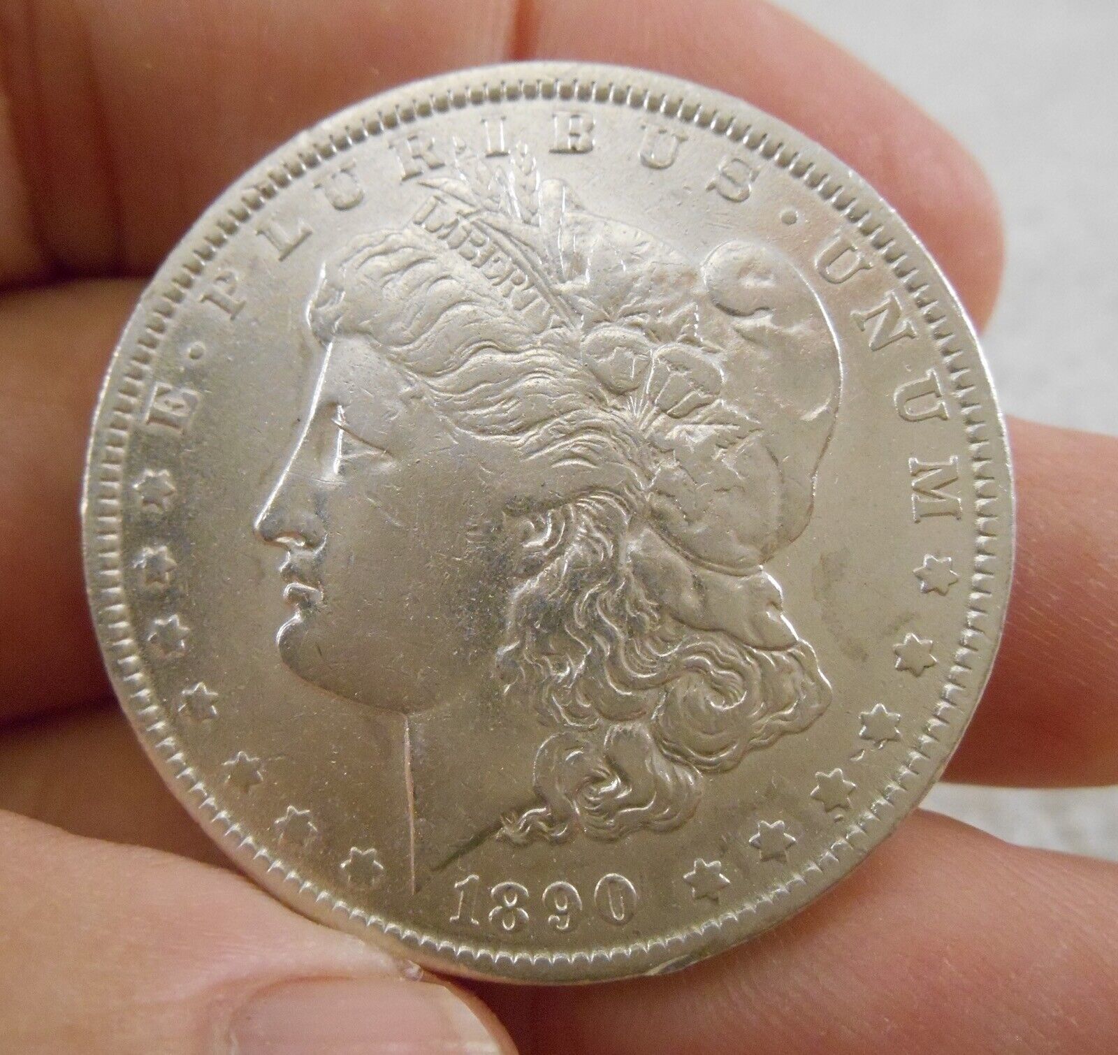 1890-P Morgan Silver Dollar - £35.04 GBP