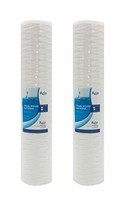 Pack of 2-5 Micron 20&quot; Full Flow String Wound Sediment Water Filter Cartridge |  - £46.41 GBP