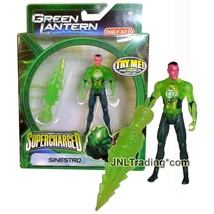 Year 2011 DC Movie Green Lantern Supercharged 4 Inch Figure SINESTRO with Drill - £24.03 GBP