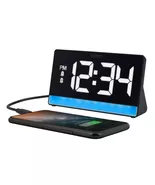 Technology Digital Color Changing Alarm Clock for Deep Sleep - $51.28