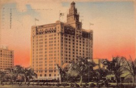 MIAMI FLORIDA FL~EVERGLADES APARTMENT-1930 TINTED PHOTO POSTCARD - £8.56 GBP