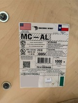Steel MC-Cable 10/2 Strand Copper-Black, White Conductors (800&#39;) - $22,731.94 MXN