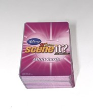 Scene It Disney 2nd Edition Trivia DVD Board Game 2007 Adult Cards Only - £8.42 GBP
