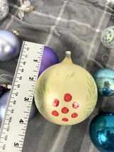 Lot of 15 Christmas Ornaments Mercury Glass Ball Bell Large W Germany MCM Unique - £27.60 GBP