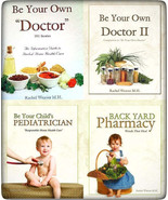 4 BOOK SET - Be Your Own Doctor 1/2, Pediatrician & Pharmacy by Rachel Weaver MH - $94.97
