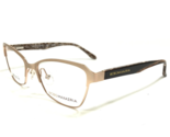 BCBGMAXAZRIA Petite Fit Eyeglasses Frames GREER SAND Gold Ivory Marble 4... - $65.29