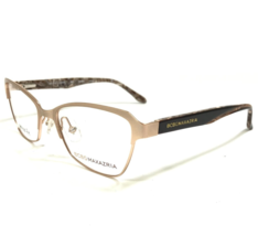 Bcbgmaxazria Petite Fit Eyeglasses Frames Greer Sand Gold Ivory Marble 49-16-125 - £51.37 GBP