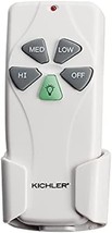 Kichler Universal Fan Remote Control System In White, 337001Wh - $79.99