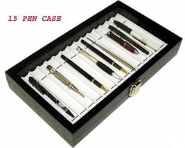 15 Pen Case Box Organizer Display Antique Pen Collection - £38.32 GBP