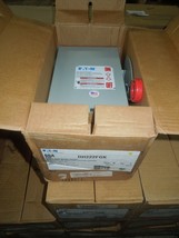 Eaton DH222FGK Heavy Duty Fusible Safety Switch 60A 2p 240V NEMA 1 Indoo... - $80.00