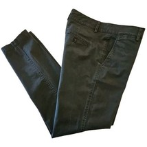 Vince Slim Straight Chino Pants Womens 6 Green Modern Stretch Cotton Tro... - £25.45 GBP