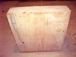 LARGE KILN DRIED MAPLE BOWL BLANK TURNING BLOCK LUMBER WOOD 15&quot; X 15&quot; X 3&quot; - £58.10 GBP