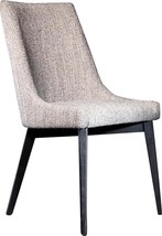 Dining Chair TAYLOR Baltic Stone Fabric Birch Upholstery - £712.88 GBP