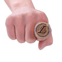 NBA Miami Heat 2013 Championship LeBron James Men&#39;s CZ Basketball Ring - $35.95