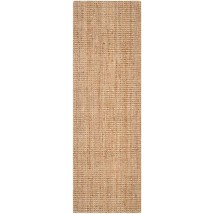 SAFAVIEH Natural Fiber Collection 2&#39;3&quot; x 7&#39; Natural NF747A Handmade Farmhouse Pr - £62.22 GBP