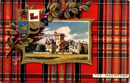 Vintage Postcard c1910 Tuck Scottish Clans Oilette The Macintosh Tartan Badge - £15.69 GBP
