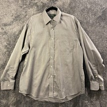 Lauren Ralph Lauren Dress Shirt Mens 17.5 34/35 Herringbone Business Non... - $11.19