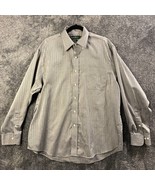 Lauren Ralph Lauren Dress Shirt Mens 17.5 34/35 Herringbone Business Non... - £8.84 GBP