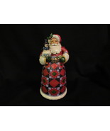 Jim Shore Spreading Joy 9&quot; Santa 2011 Figurine 4022919 w/ Snowman &amp; Bag ... - £31.96 GBP