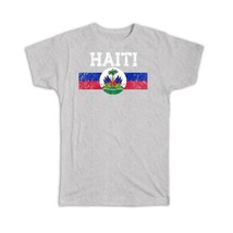 Haitian Flag Coat Of Arms : Gift T-Shirt Haiti Independence Day Pride National S - £19.98 GBP