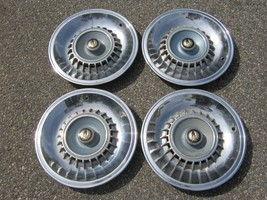 Genuine 1964 Chrysler Imperial 15 inch spinner hubcaps wheel covers - $238.08