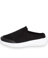 Danskin Womens Calming Black Slip On Memory Foam Comfort Sneaker Mule Si... - £23.79 GBP
