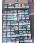 50 EMERALD Lorcana Cards No Duplicat Inkland Floodborn First Chapter Dis... - $11.43