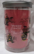 Yankee Candle Large Jar Pillar 2-wick 20 Oz Halloween Blood Orange Pumpkin - £32.70 GBP