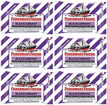 Fisherman&#39;s Friend Blackcurrant Flavour Lozenges Sugar Free Candy 25g. (Pack of  - £13.36 GBP
