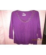 Women&#39;s CLASSIC ELEMENTS 3/4 Sleeve 16-18W Plum Used - $8.19 CAD