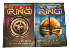 Infinity Ring Book 1 &amp; 2 Hardcover James Dashner Carrie Ryan - incl. Guides - £7.53 GBP