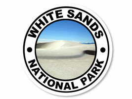 4&quot; White Sands National Park Car Bumper Sticker Decal Usa Made - £13.58 GBP