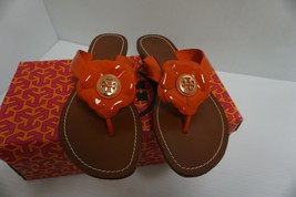 Womens tory burch slippers breely patent thong size 7.5 us - £158.23 GBP
