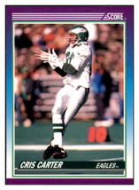 1990 Score Cris Carter   Philadelphia Eagles Football Card VFBMD_1a - £1.41 GBP