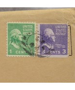 George Washington 1 Cent Green and 3 Cent Thomas Jefferson Purple Stamp ... - $798.69 CAD