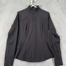 Tek Gear Workout Gear Womens Black Long Sleeve Pullover Jacket Size Large - £19.77 GBP